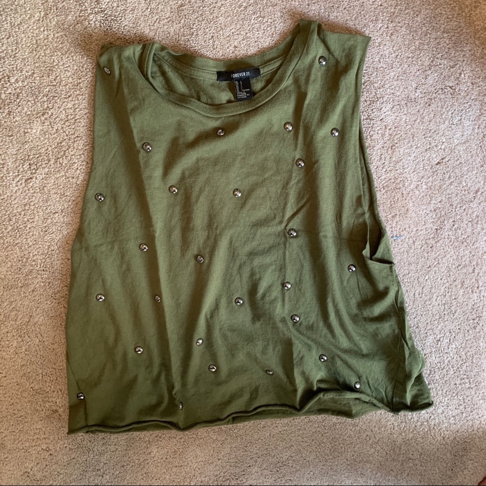 Olive green tank